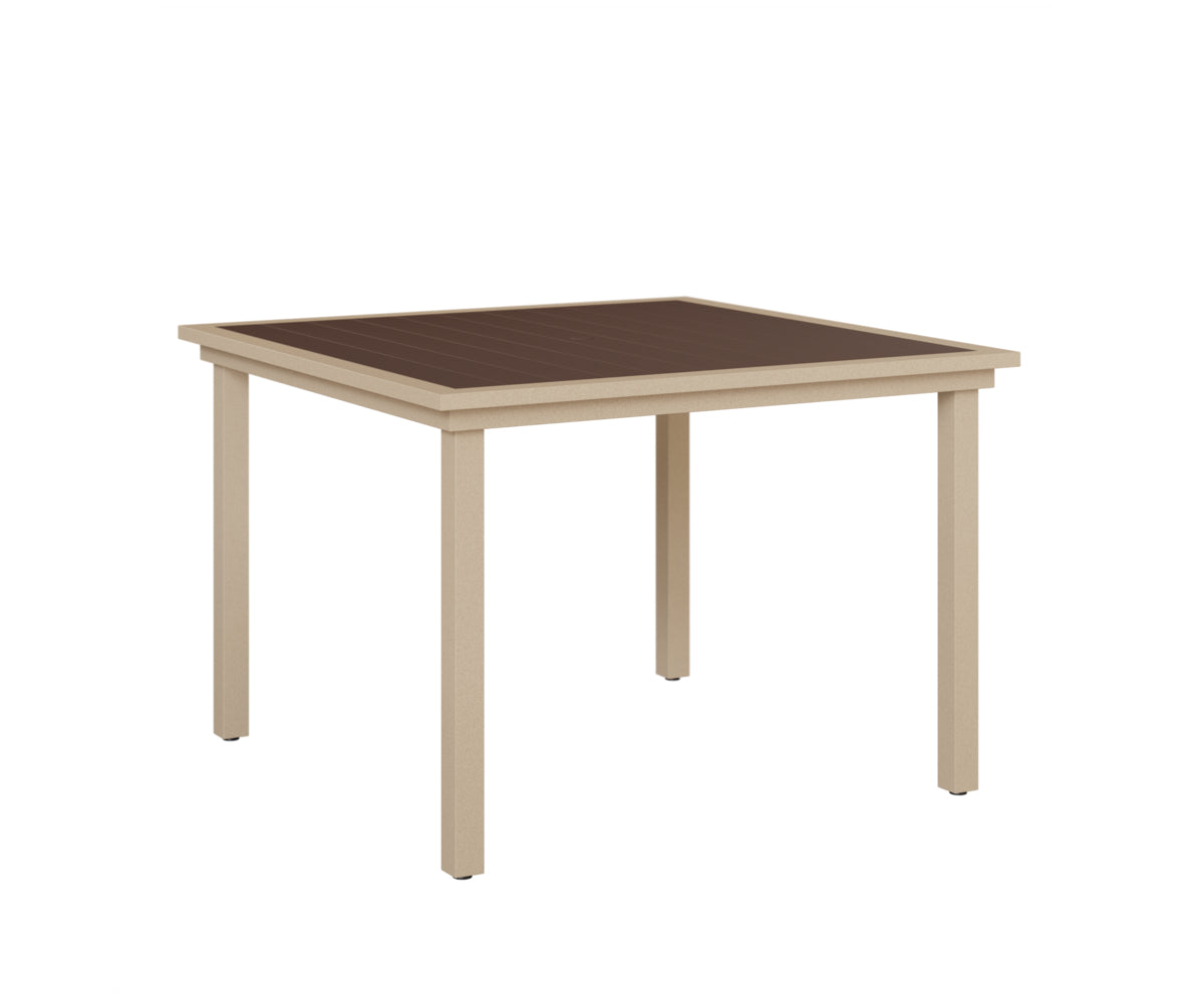 Vida 44" Square Poly Dining Table