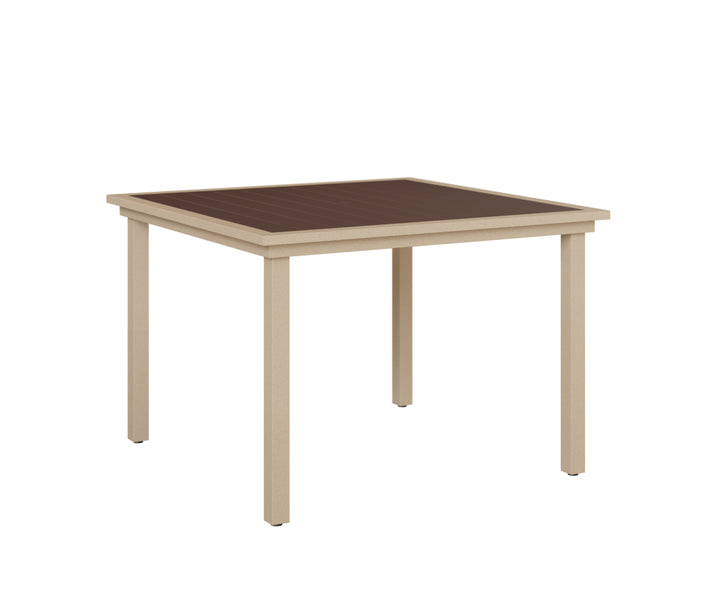 Vida 44" Square Poly Dining Table