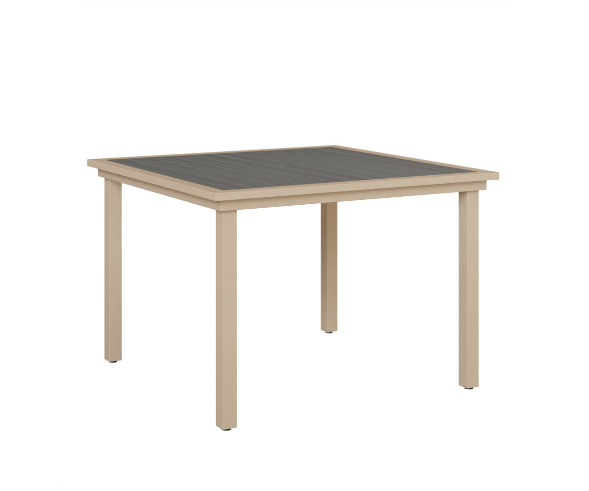 Vida 44" Square Poly Dining Table