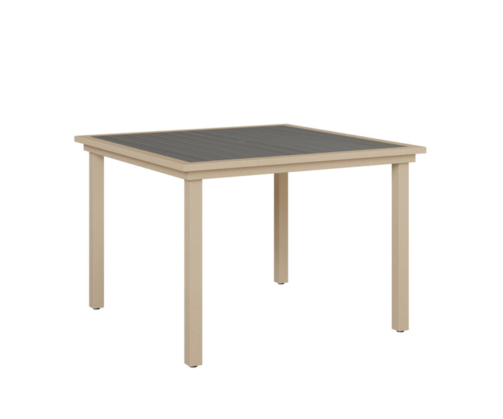 Vida 44" Square Poly Dining Table
