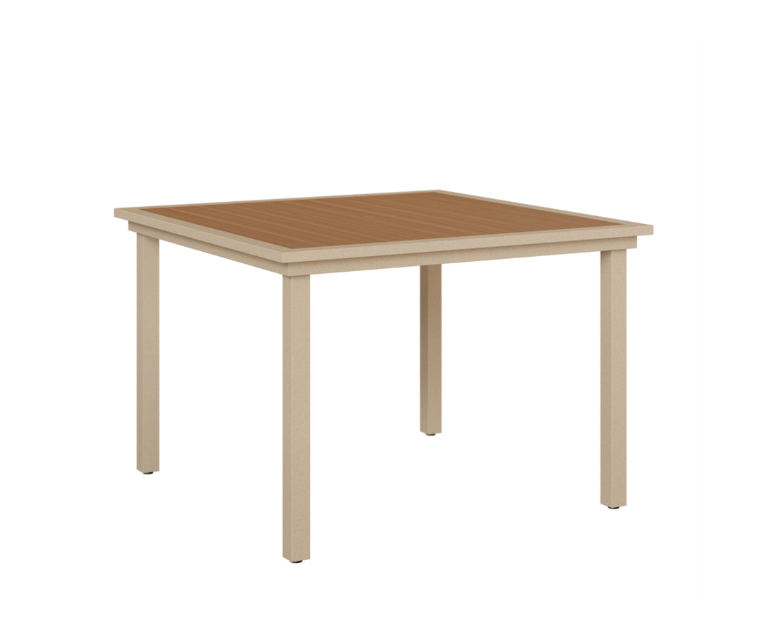 Vida 44" Square Poly Dining Table