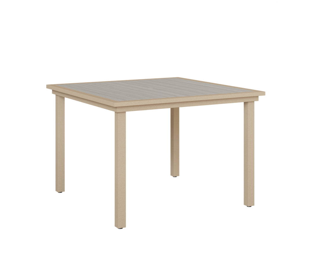 Vida 44" Square Poly Dining Table