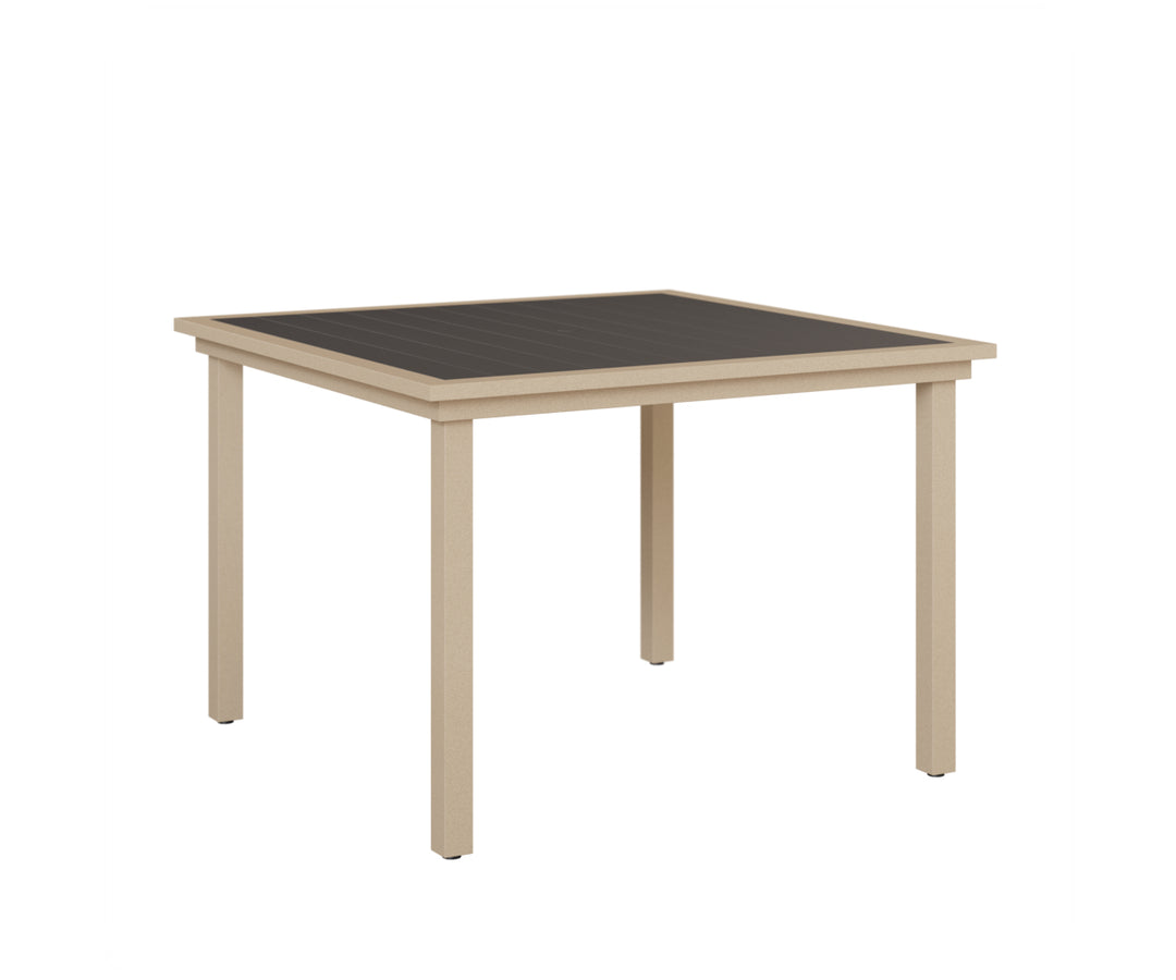 Vida 44" Square Poly Dining Table