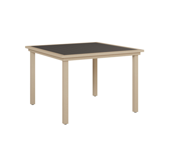 Vida 44" Square Poly Dining Table