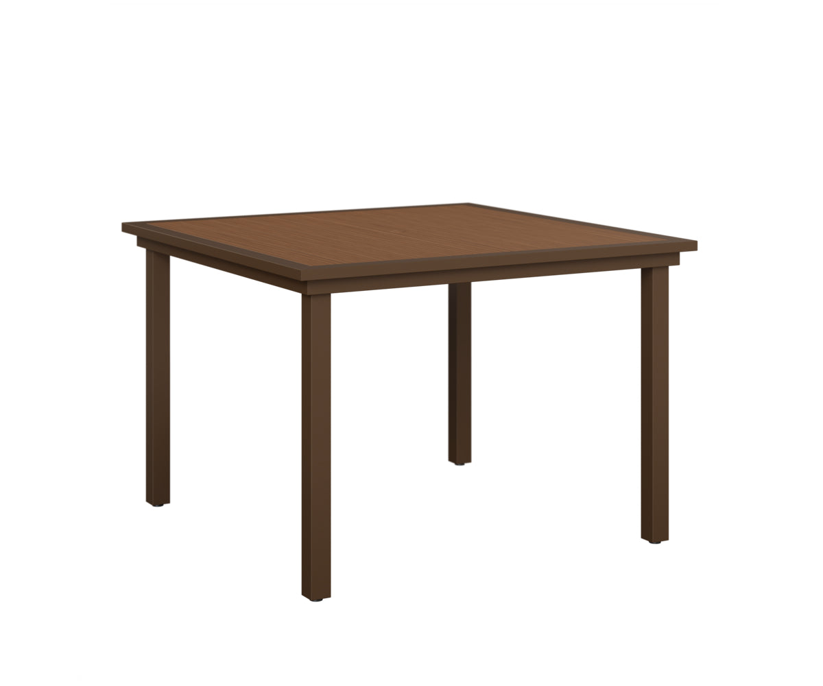 Vida 44" Square Poly Dining Table