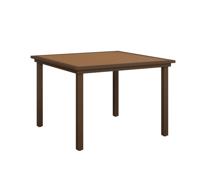Vida 44" Square Poly Dining Table