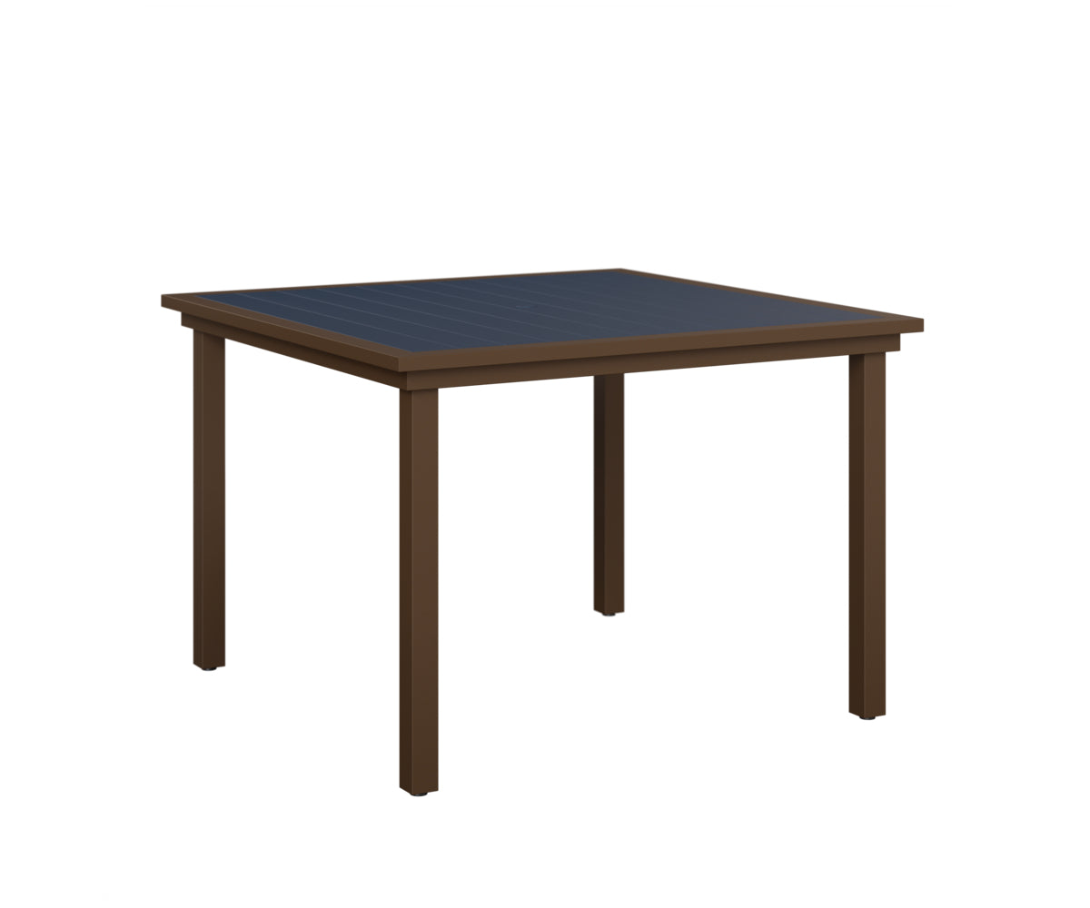 Vida 44" Square Poly Dining Table