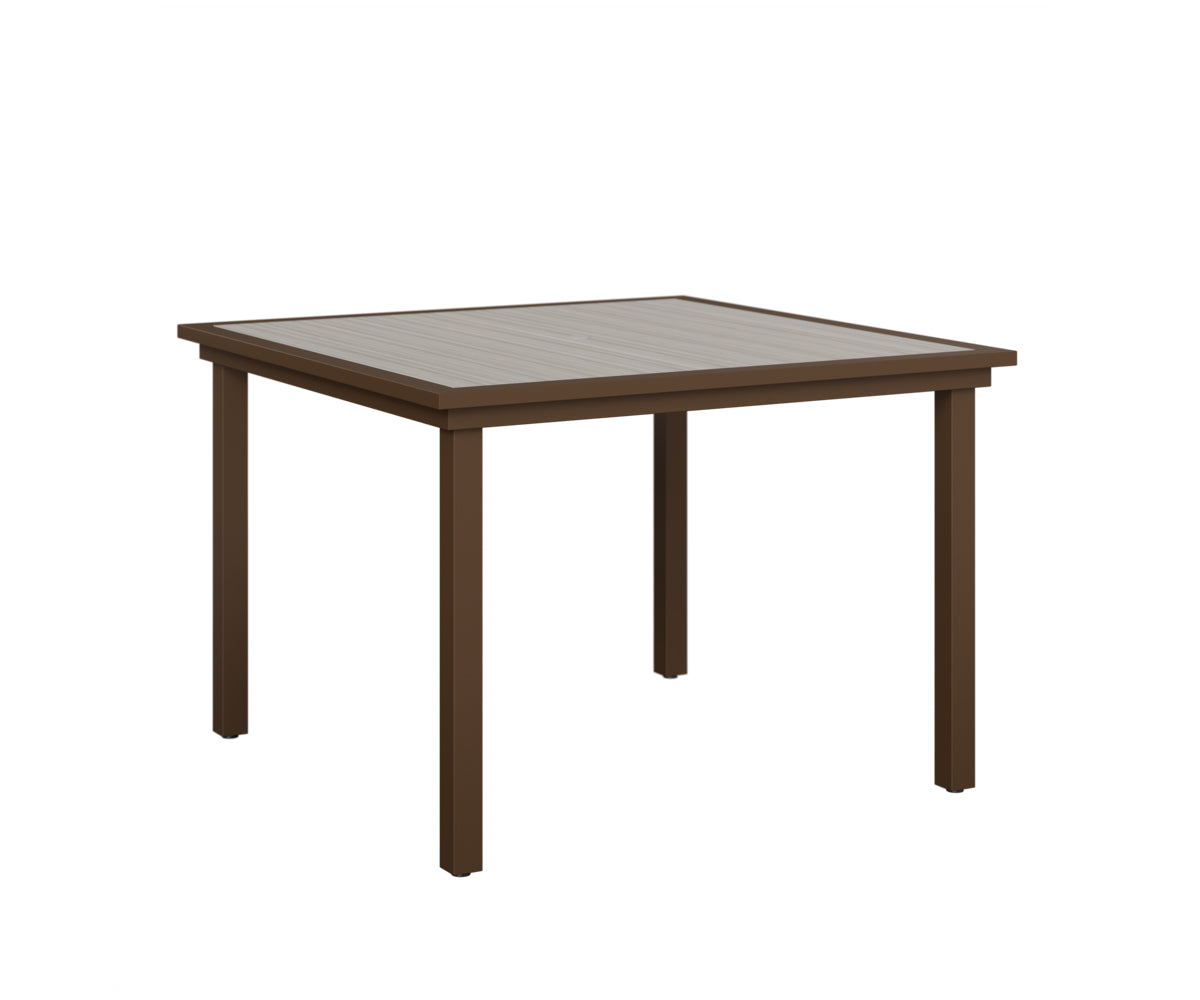 Vida 44" Square Poly Dining Table