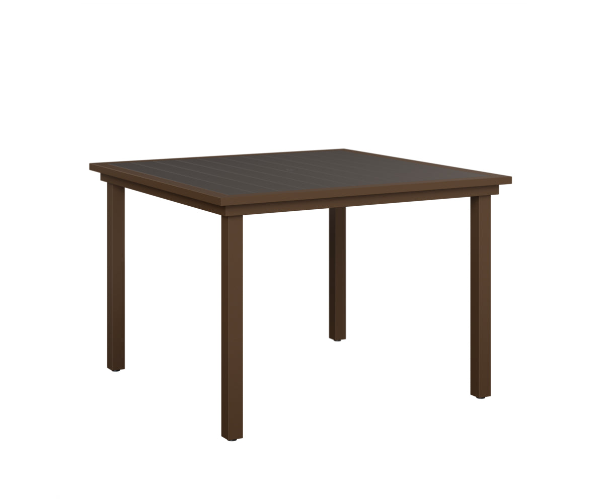 Vida 44" Square Poly Dining Table