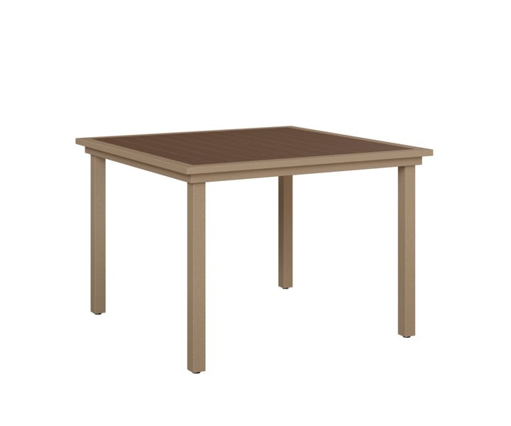 Vida 44" Square Poly Dining Table
