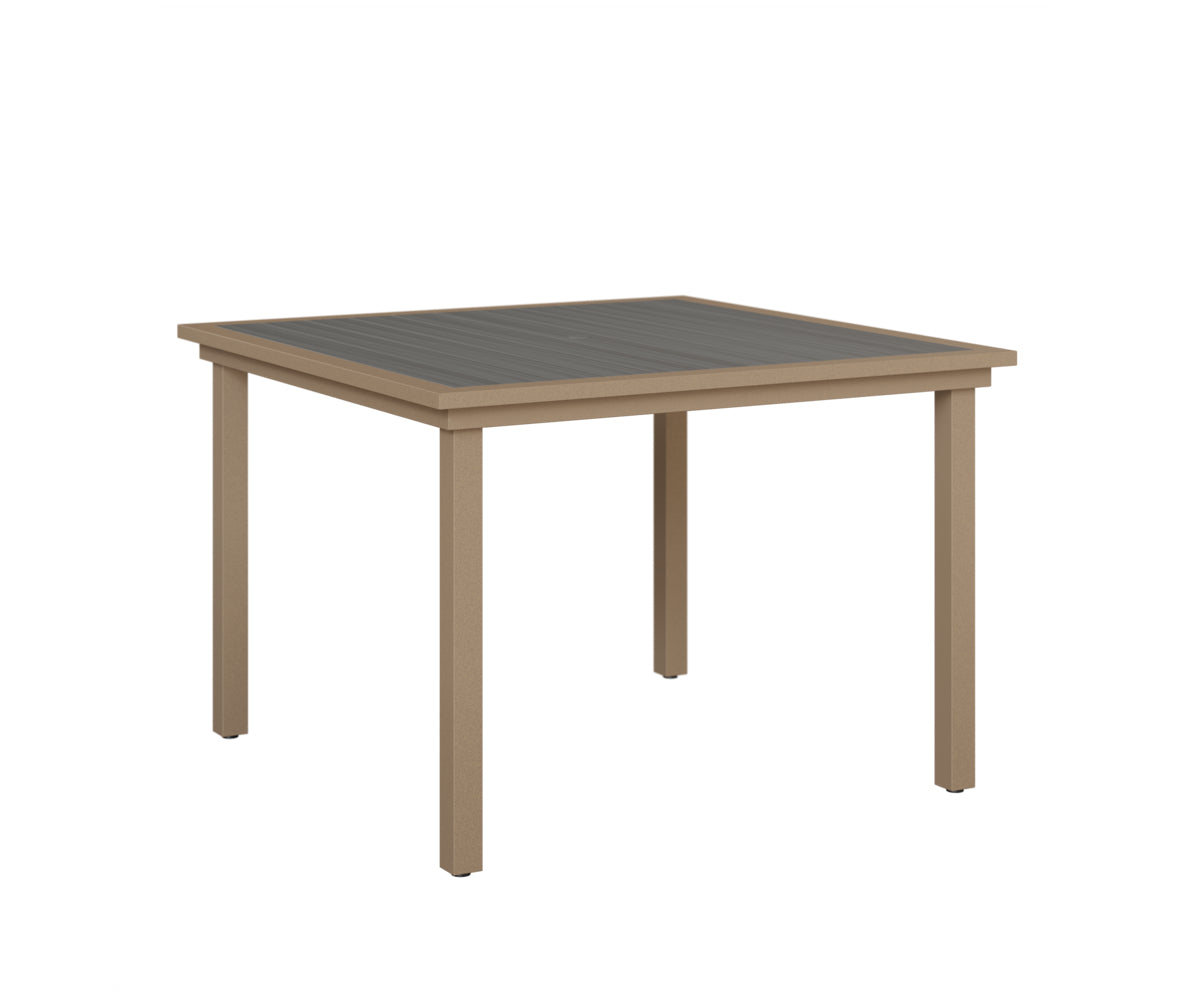 Vida 44" Square Poly Dining Table