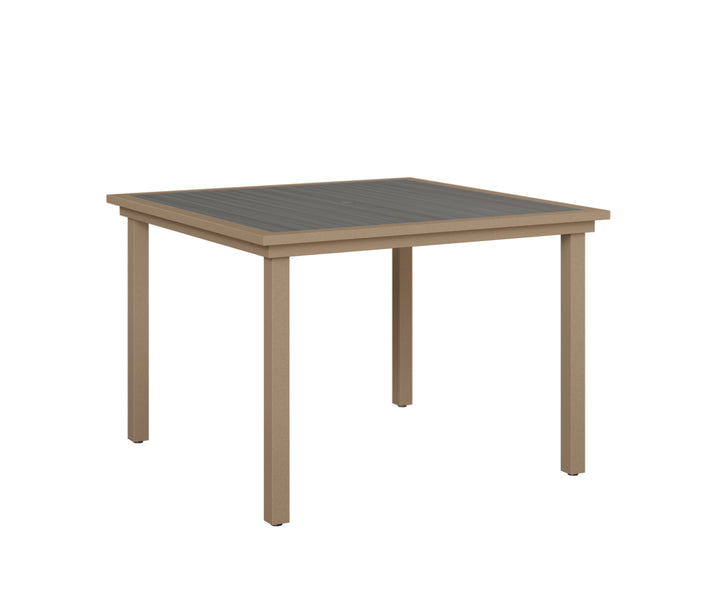 Vida 44" Square Poly Dining Table