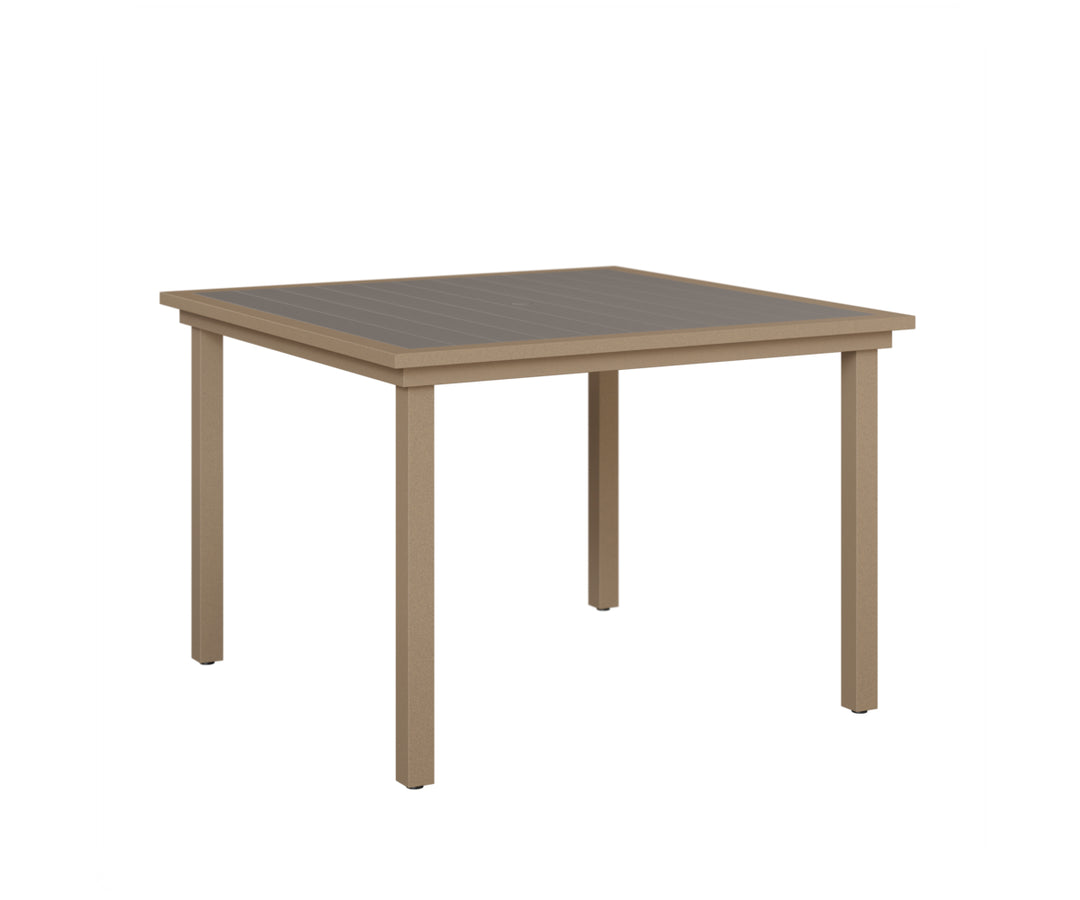 Vida 44" Square Poly Dining Table