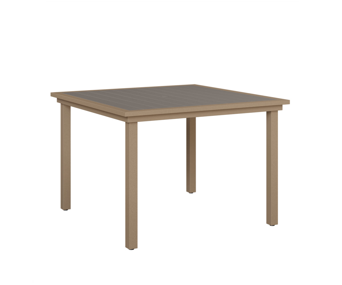 Vida 44" Square Poly Dining Table