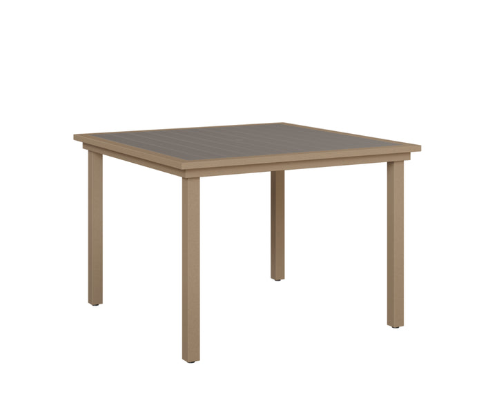Vida 44" Square Poly Dining Table