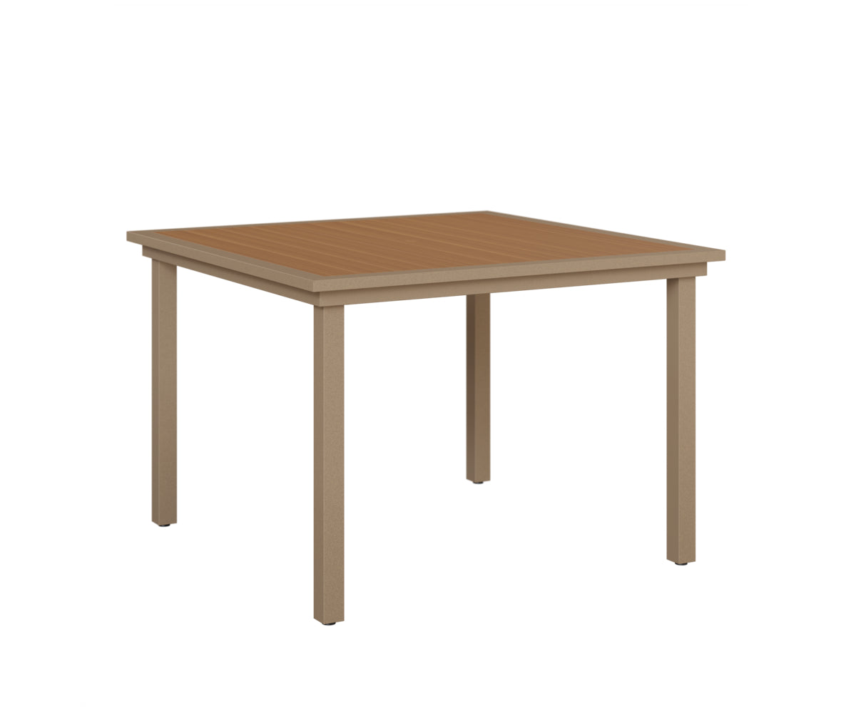 Vida 44" Square Poly Dining Table