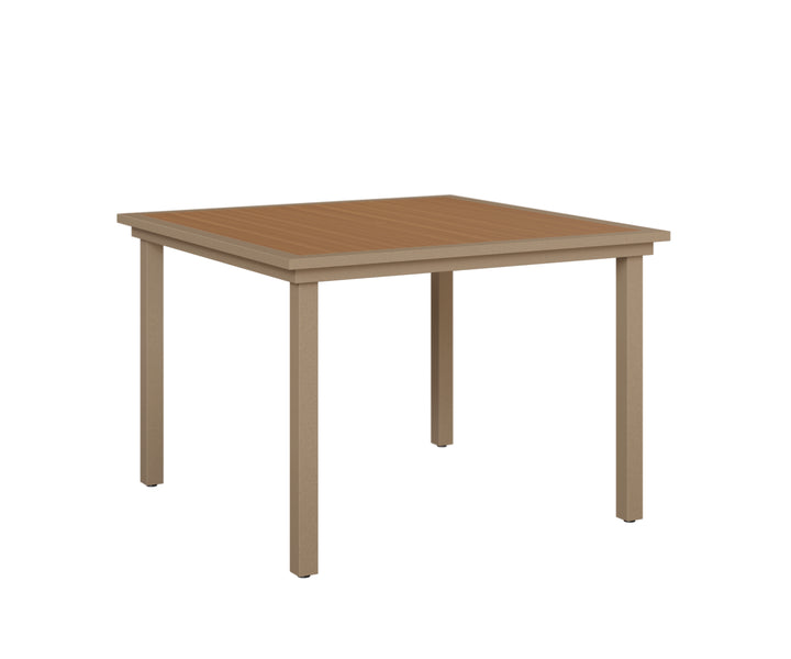 Vida 44" Square Poly Dining Table