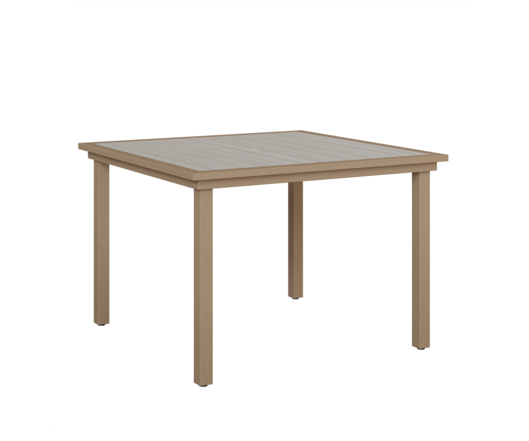 Vida 44" Square Poly Dining Table