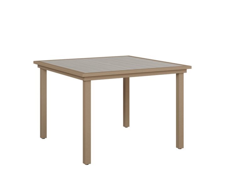 Vida 44" Square Poly Dining Table