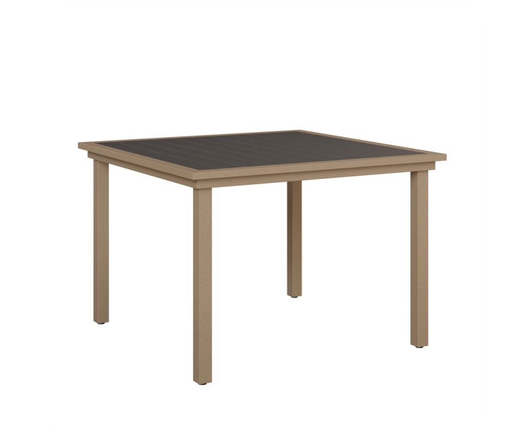 Vida 44" Square Poly Dining Table