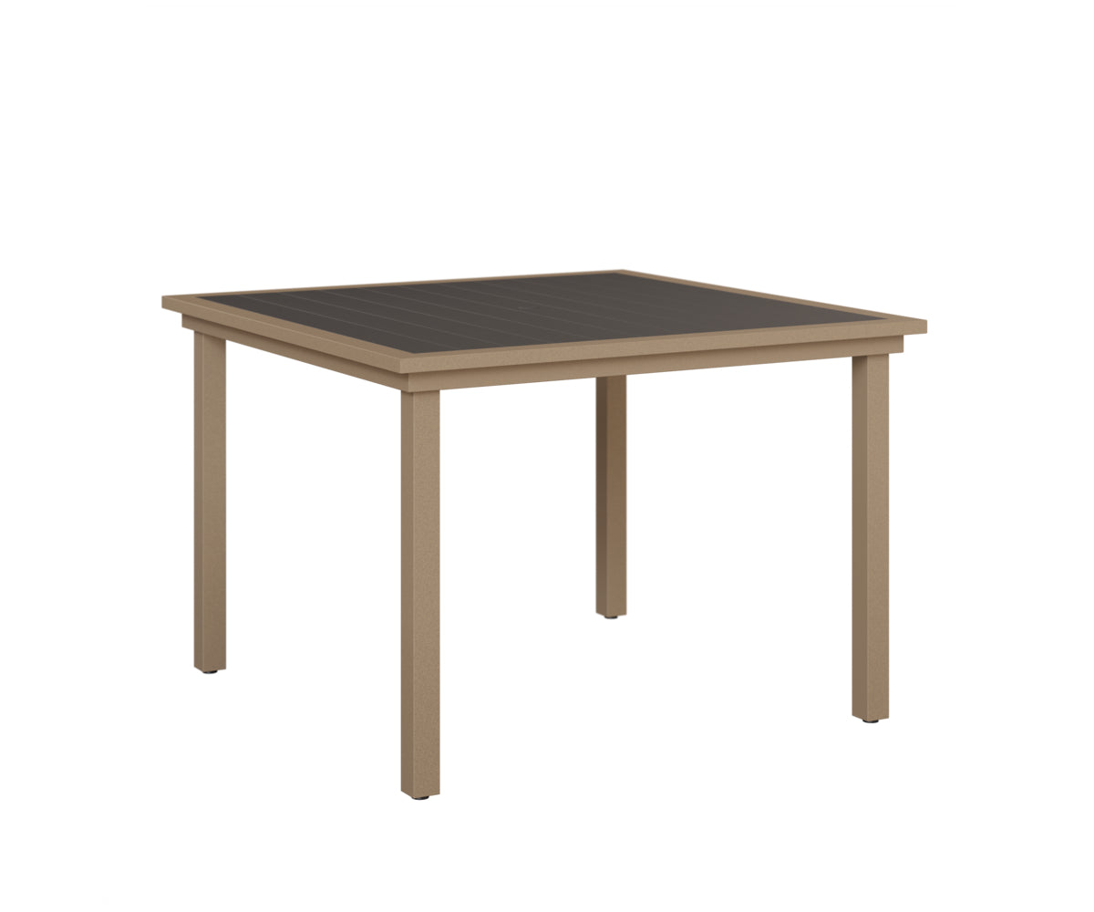 Vida 44" Square Poly Dining Table