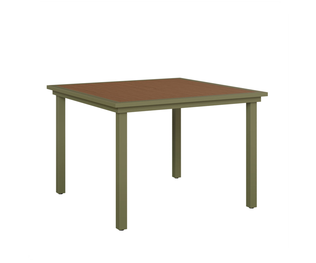 Vida 44" Square Poly Dining Table