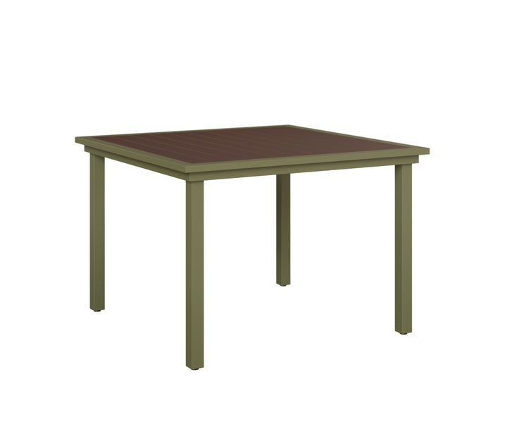 Vida 44" Square Poly Dining Table