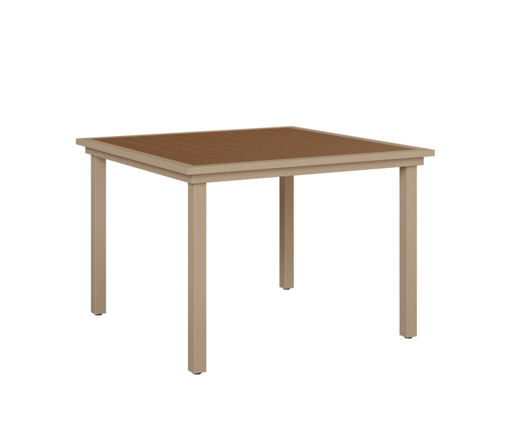 Vida 44" Square Poly Dining Table
