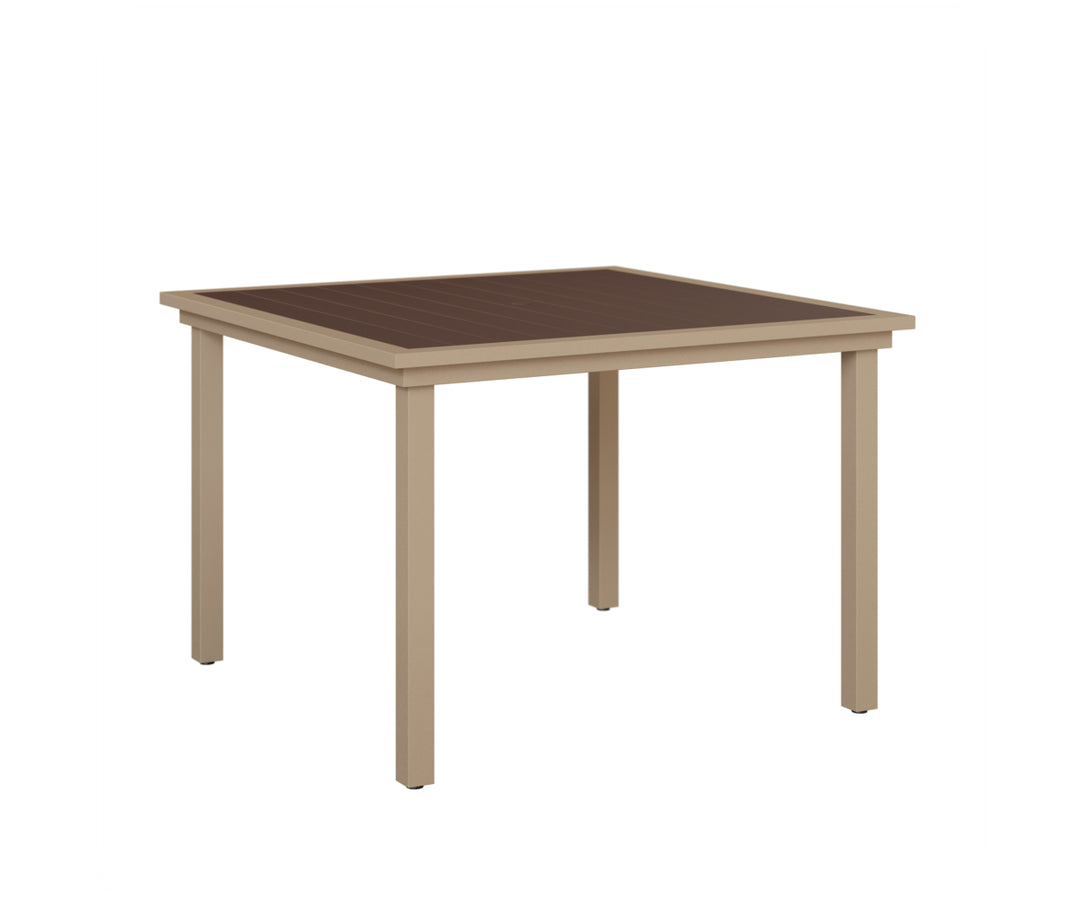Vida 44" Square Poly Dining Table