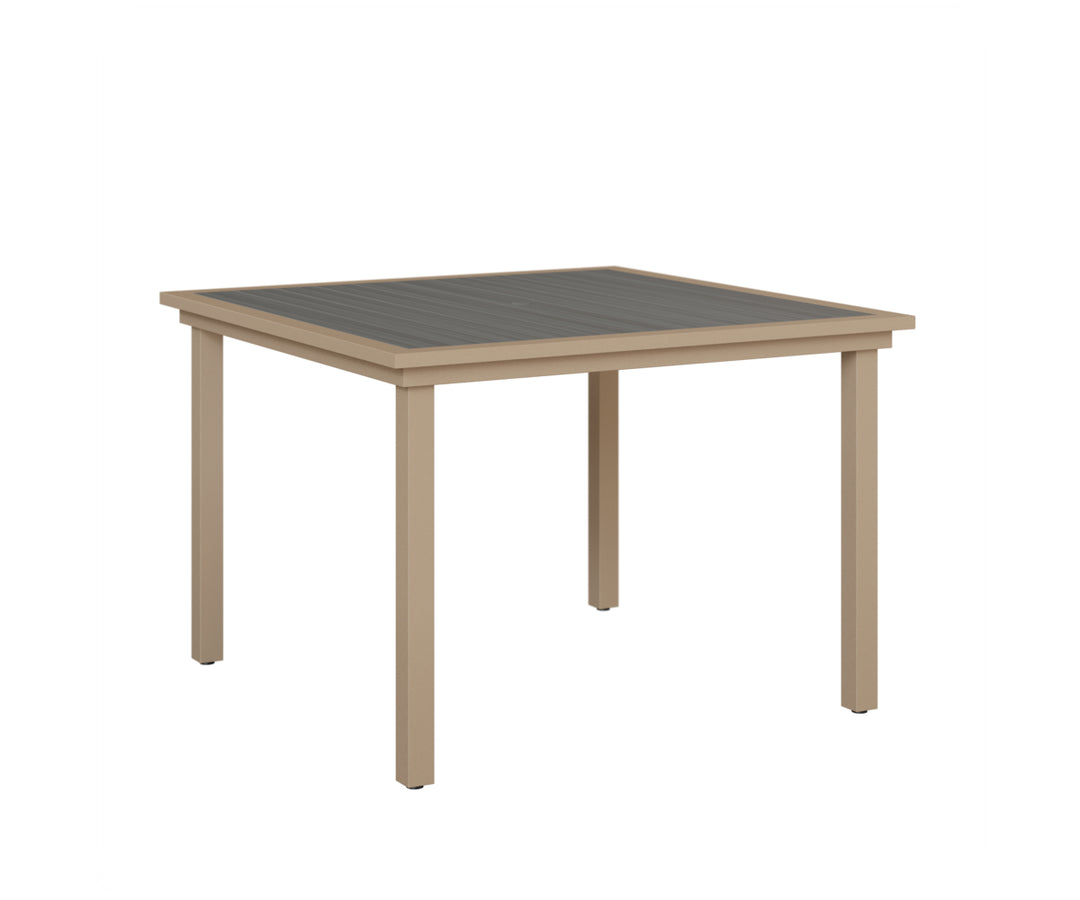 Vida 44" Square Poly Dining Table