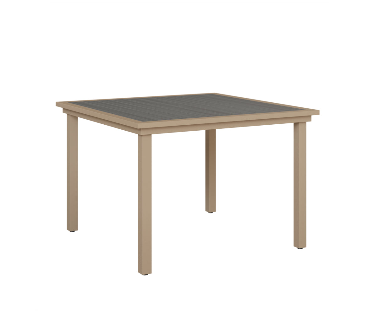Vida 44" Square Poly Dining Table
