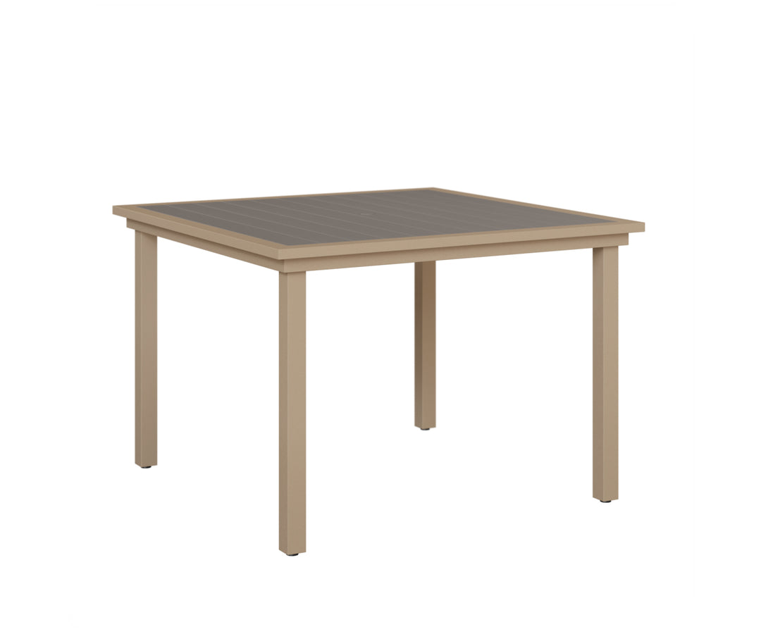 Vida 44" Square Poly Dining Table
