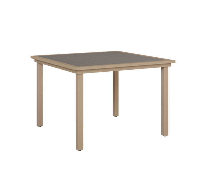 Vida 44" Square Poly Dining Table