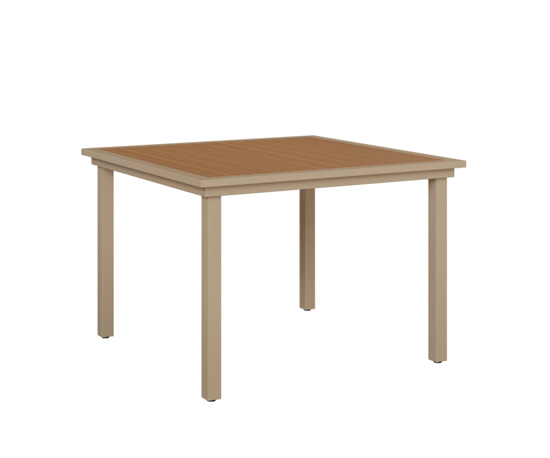 Vida 44" Square Poly Dining Table