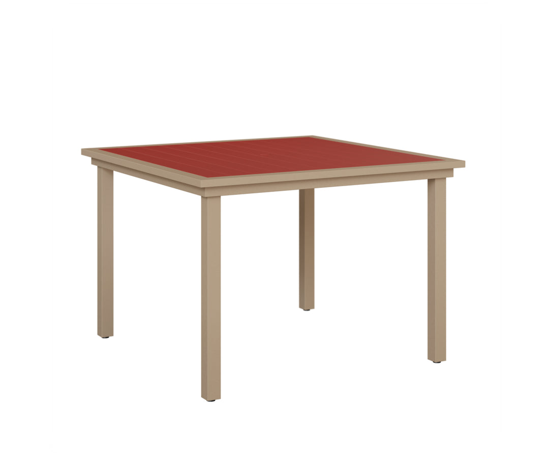 Vida 44" Square Poly Dining Table