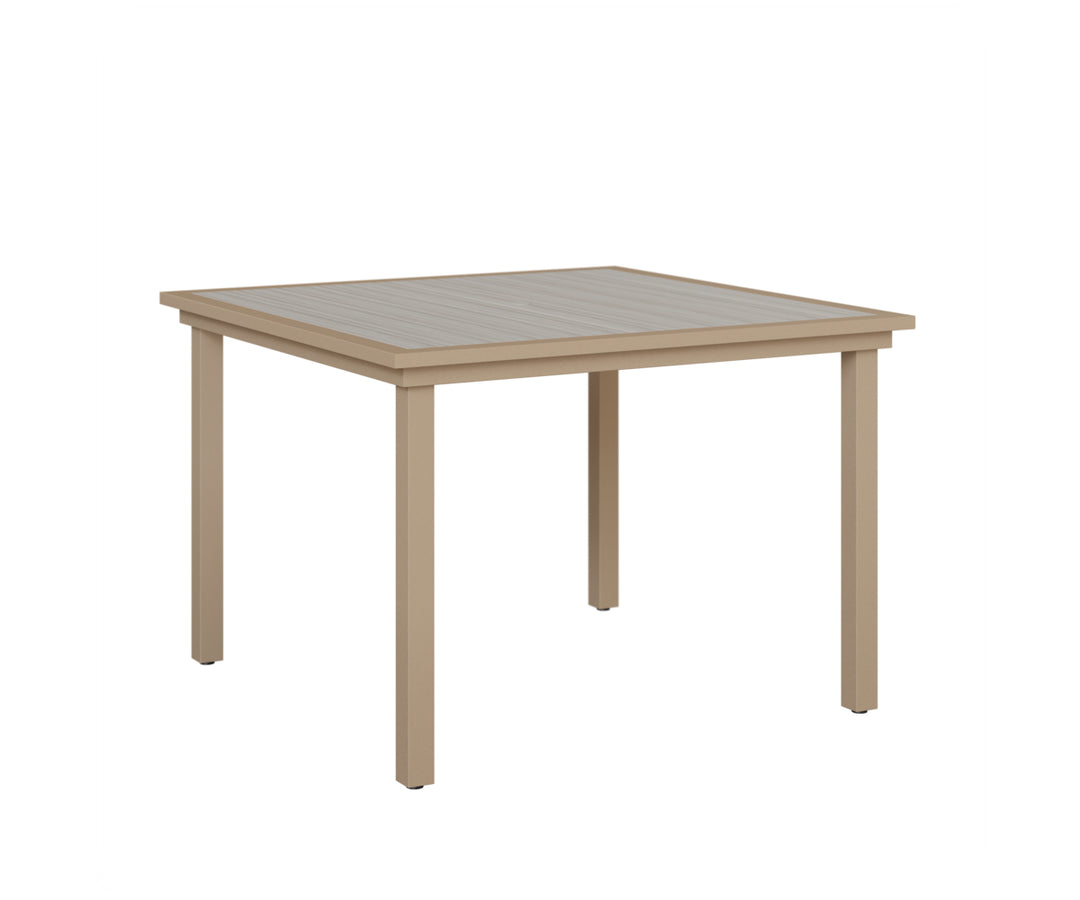 Vida 44" Square Poly Dining Table