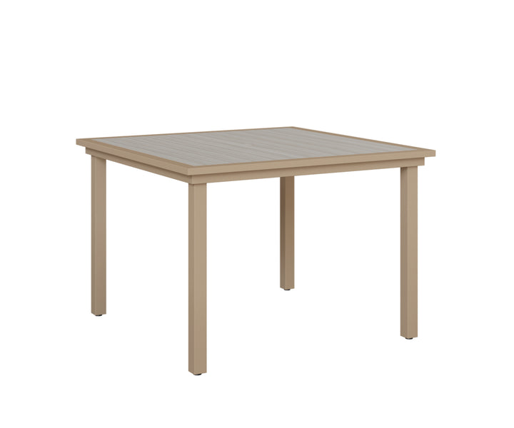 Vida 44" Square Poly Dining Table