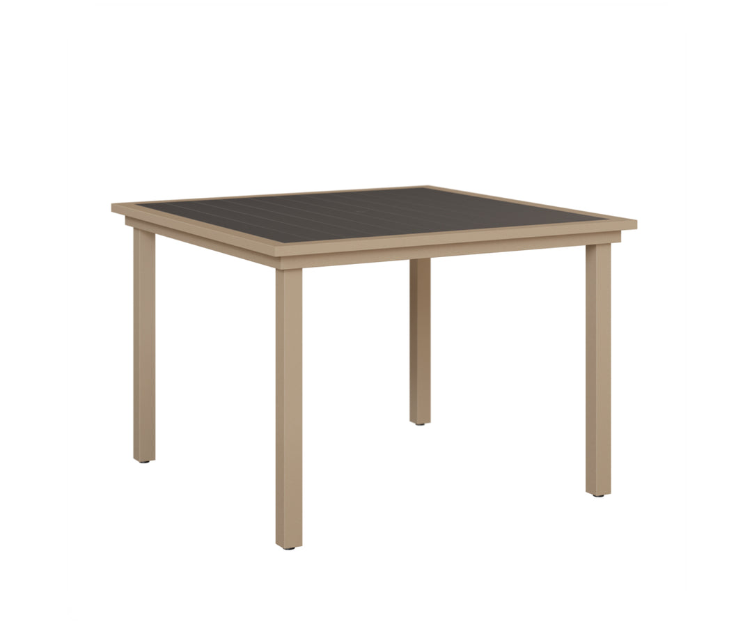 Vida 44" Square Poly Dining Table