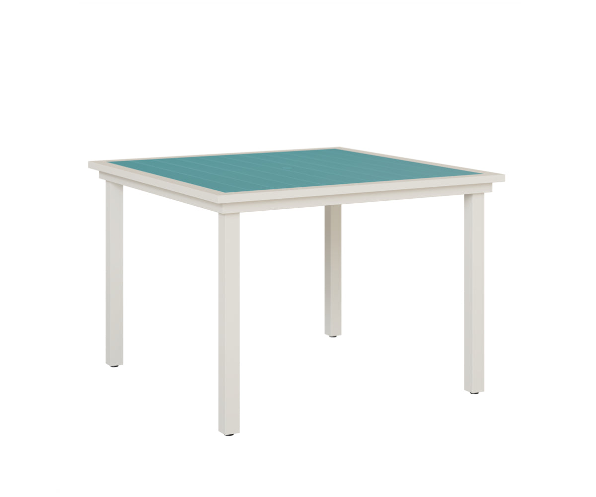 Vida 44" Square Poly Dining Table