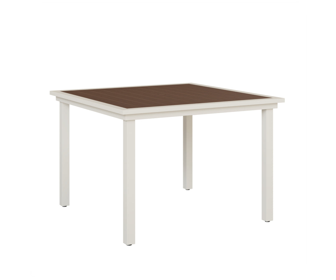 Vida 44" Square Poly Dining Table