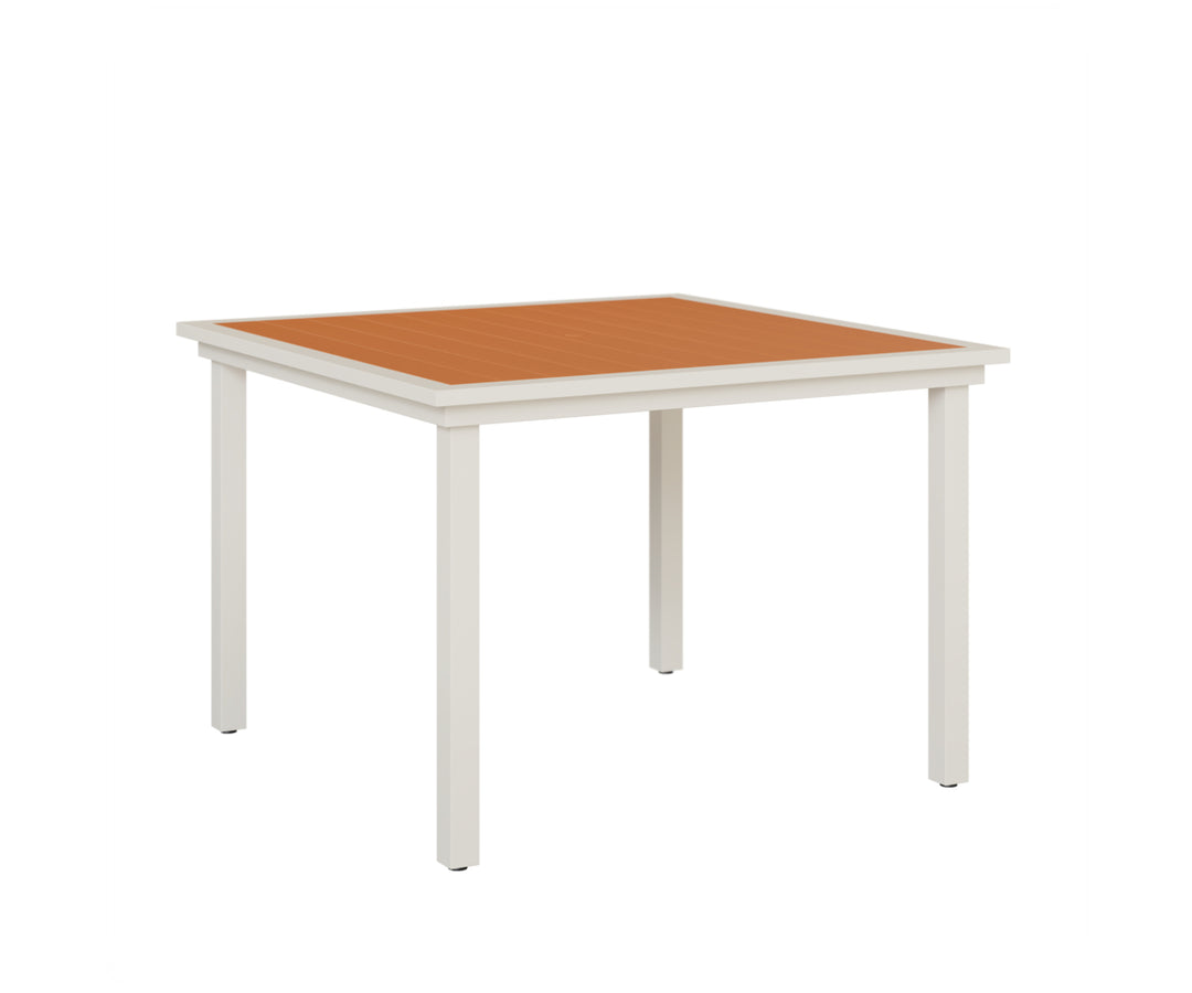 Vida 44" Square Poly Dining Table