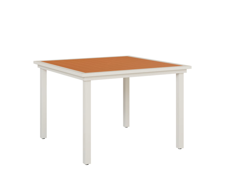 Vida 44" Square Poly Dining Table