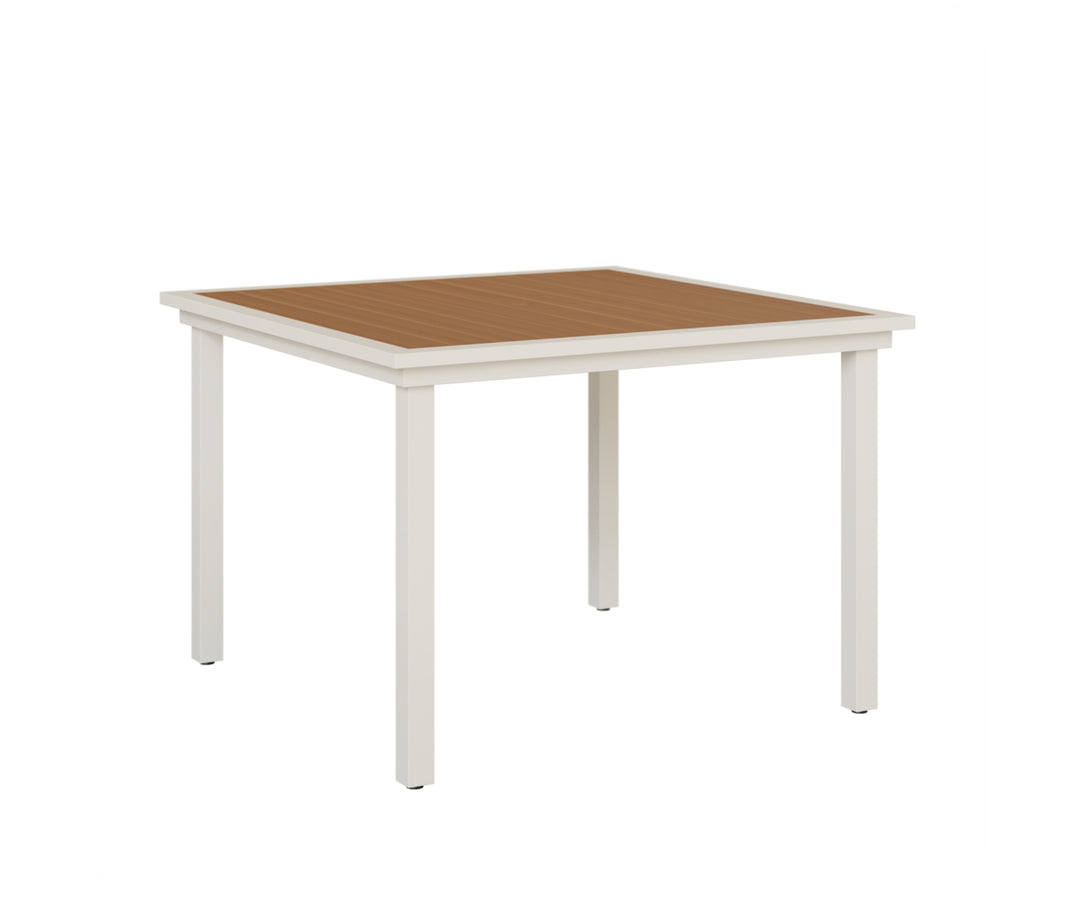 Vida 44" Square Poly Dining Table