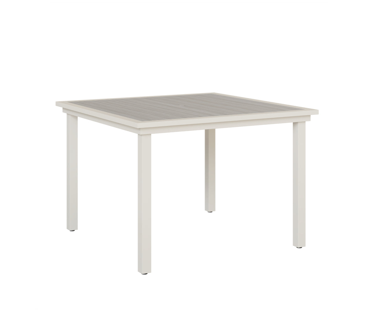 Vida 44" Square Poly Dining Table