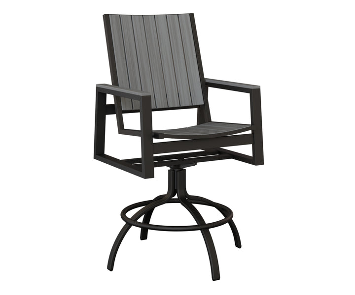 Vida Poly Swivel Bar Chair