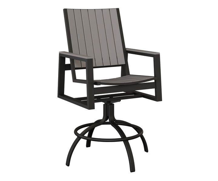 Vida Poly Swivel Bar Chair