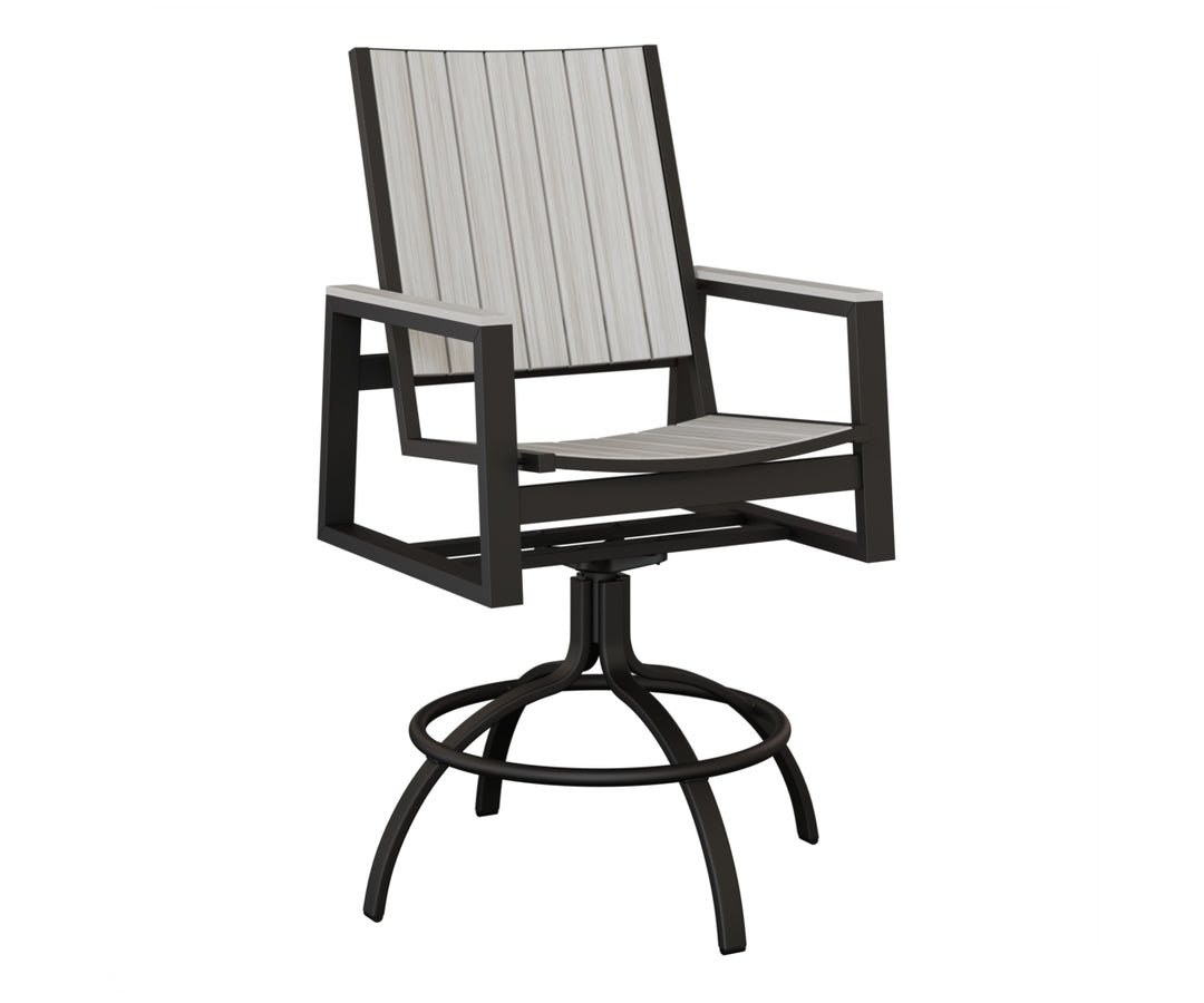 Vida Poly Swivel Bar Chair
