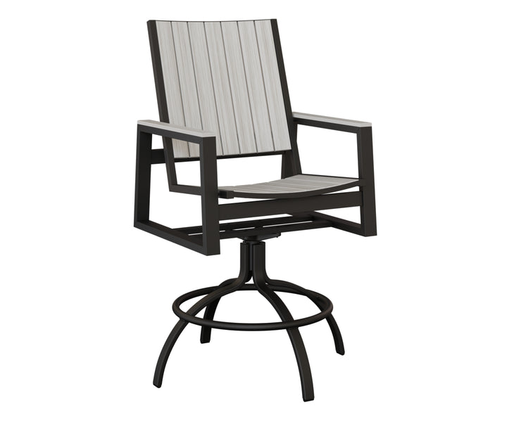 Vida Poly Swivel Bar Chair