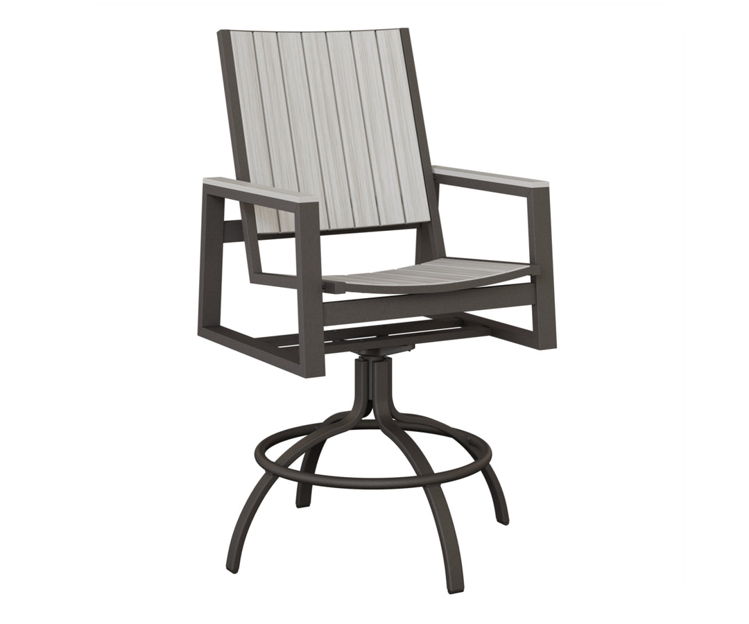 Vida Poly Swivel Bar Chair