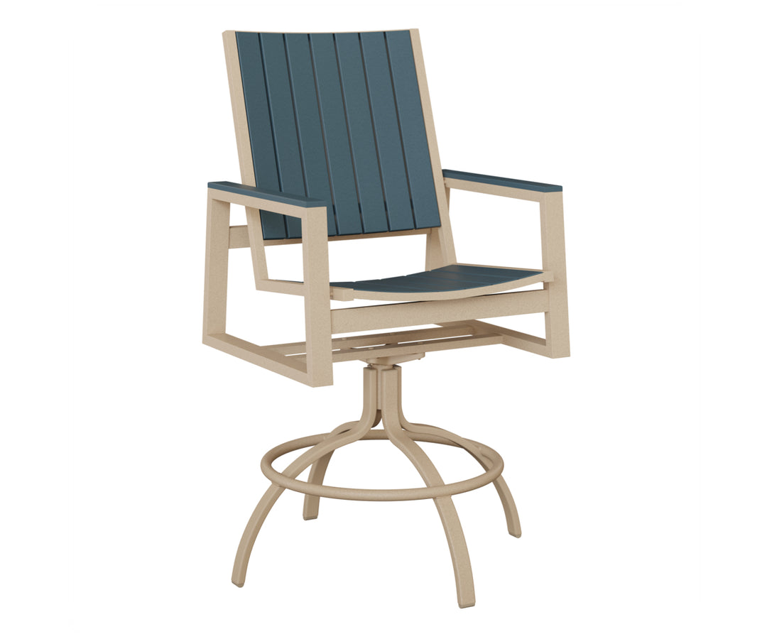 Vida Poly Swivel Bar Chair